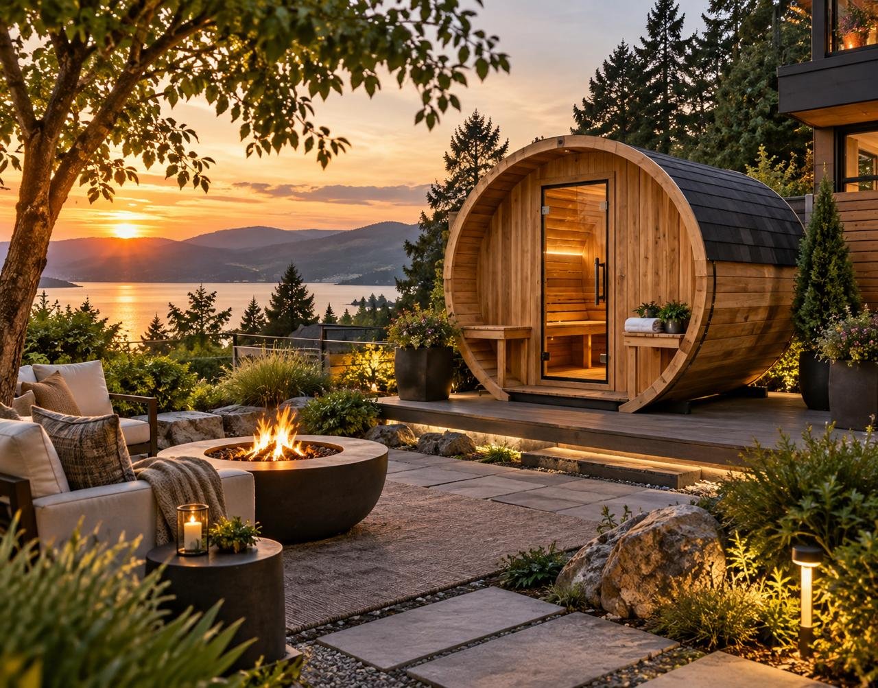 Premium Outdoor Sauna Backyard Retreat