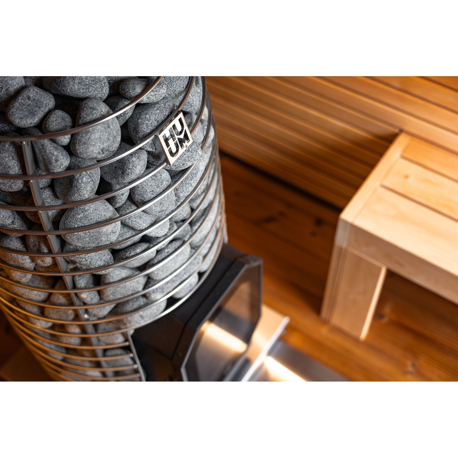 Leil Black Cube Comfort 6-Person Outdoor Sauna - Image 13