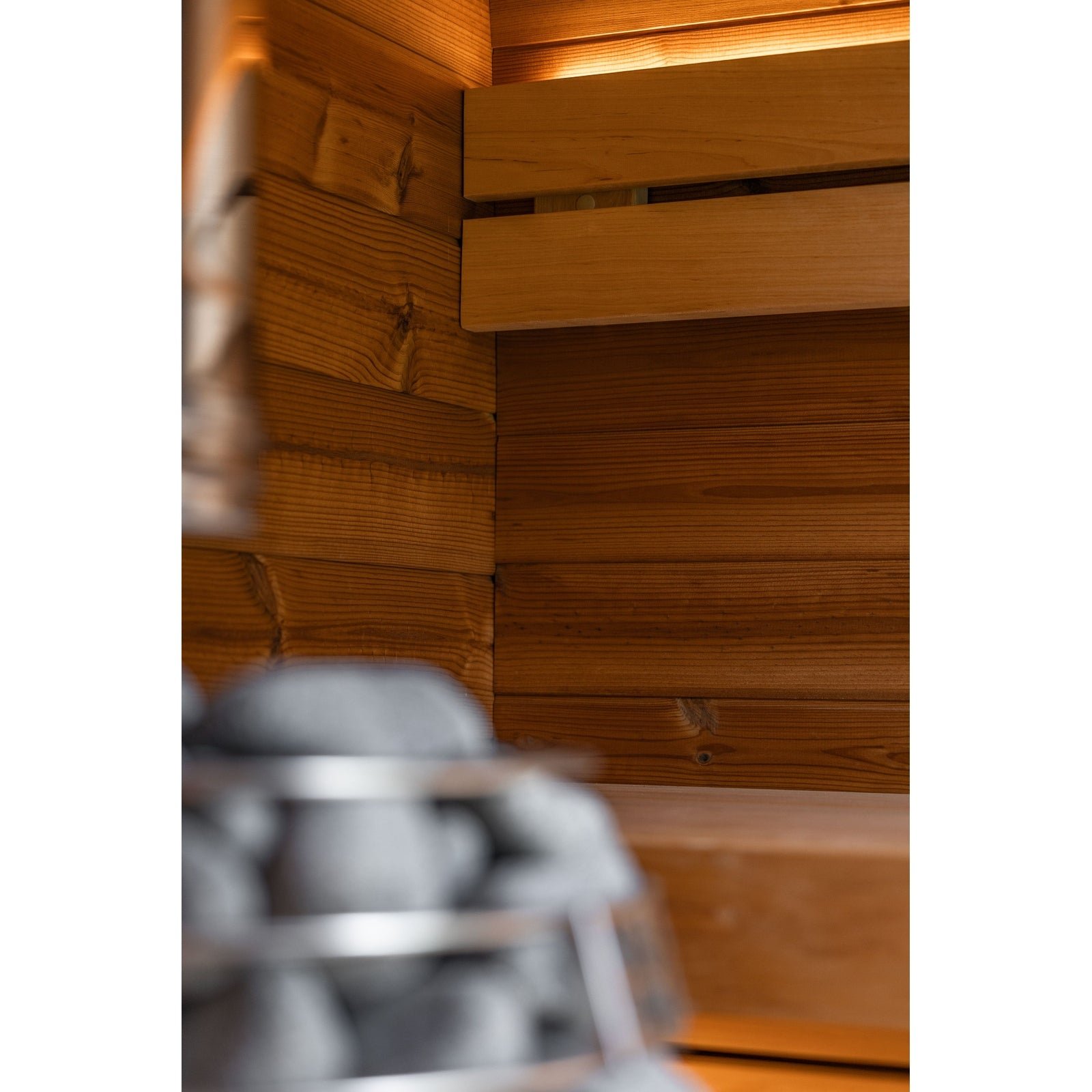 Leil Black Cube Comfort 6-Person Outdoor Sauna - Image 12