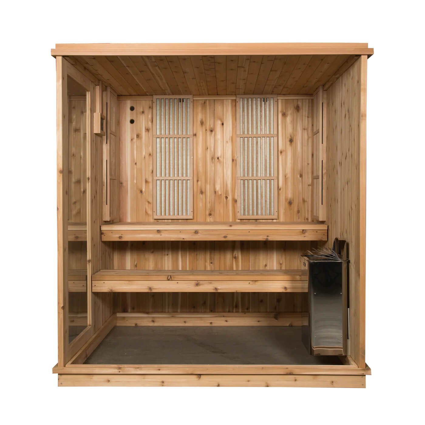 Almost Heaven Grayson 4-Person Indoor Sauna - Image 3