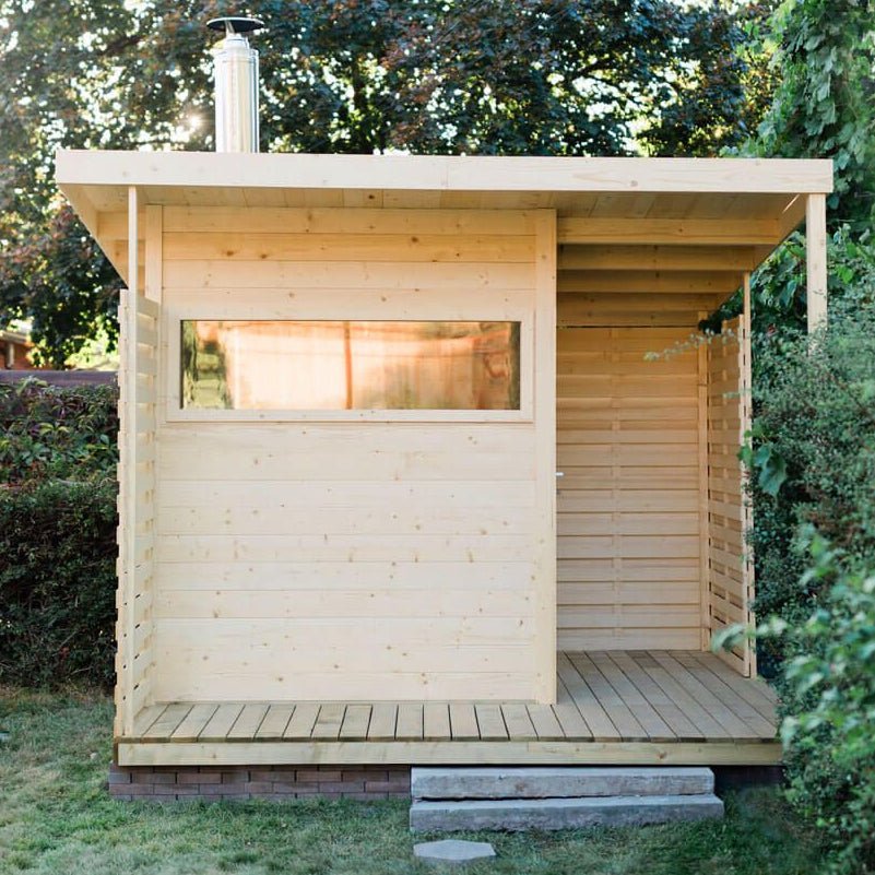 Almost Heaven Timberline 6-Person Outdoor Cabin Sauna - Image 4