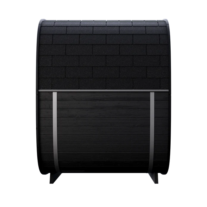 Leil Black Cube Classic 4-Person Outdoor Sauna - Image 18