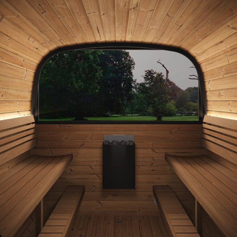 SaunaLife CL12GCP Outdoor Cube-Series Home Sauna Suite Kit, 8 Persons - Image 4