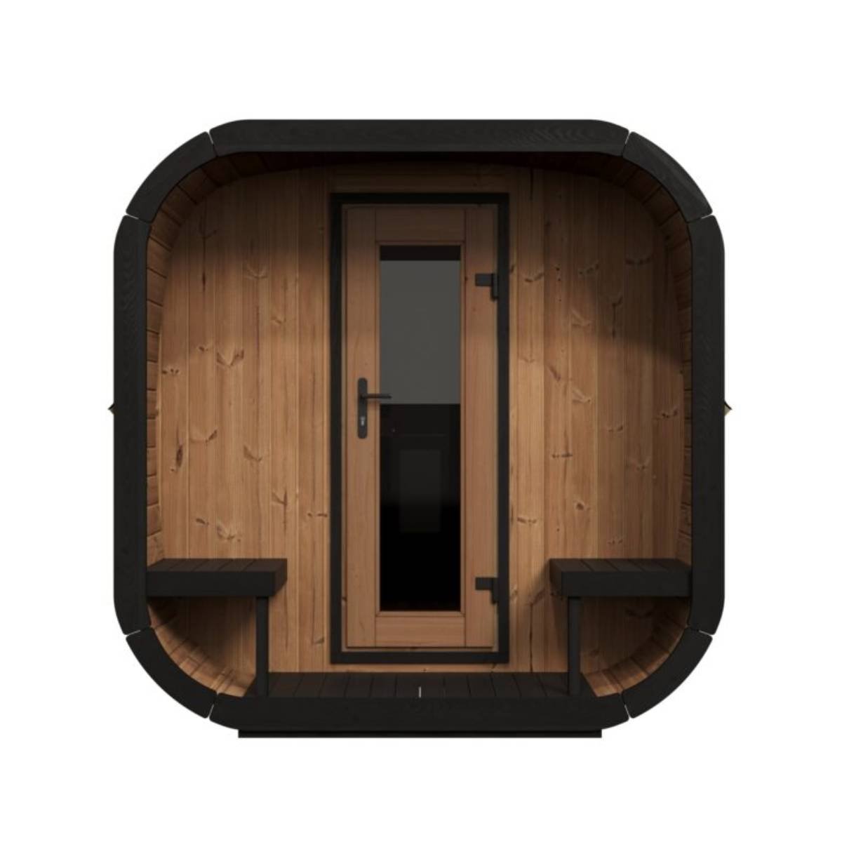 SaunaLife CL12GCP Outdoor Cube-Series Home Sauna Suite Kit, 8 Persons - Image 6