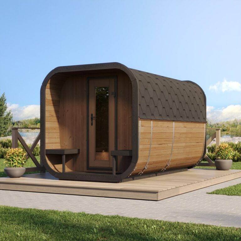 SaunaLife CL12GCP Outdoor Cube-Series Home Sauna Suite Kit, 8 Persons - Image 5