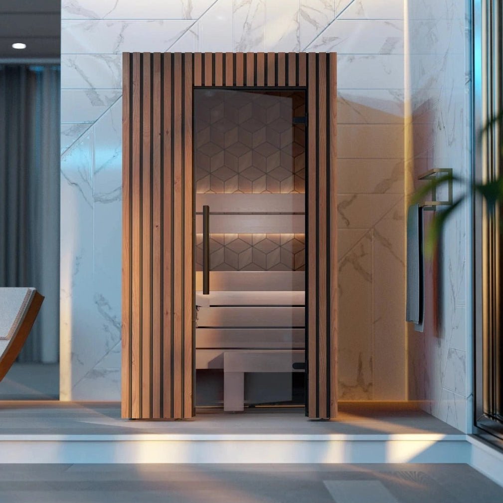 Leil Como 120 1-Person Indoor Sauna Kit - Image 9