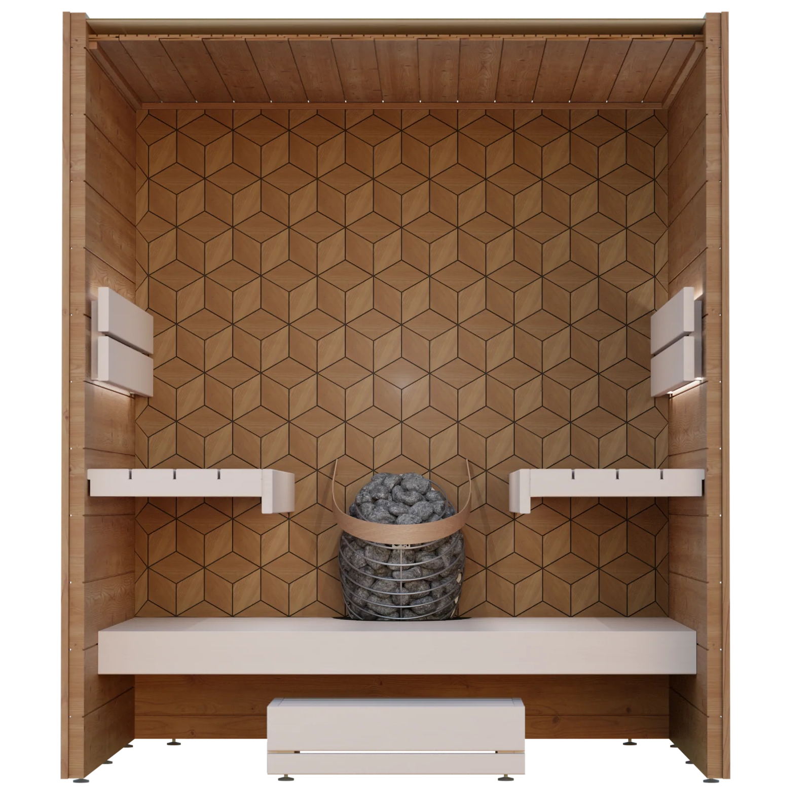Leil Como 4-180 4-Person Indoor Sauna - Image 5
