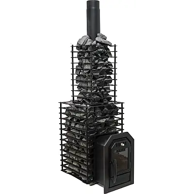 Cozy Heat Quattro Thru-Wall Sauna Stove Wood Burning Sauna Stove, Up to 18kW - Image 9