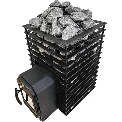 Cozy Heat Quattro Thru-Wall Sauna Stove Wood Burning Sauna Stove, Up to 18kW - Image 8
