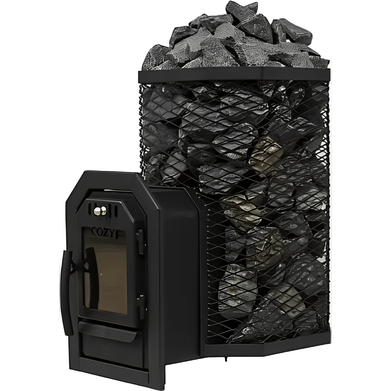 Cozy Heat O Thru-Wall Sauna Stove Wood Burning Sauna Stove, Up to 18kW - Image 9