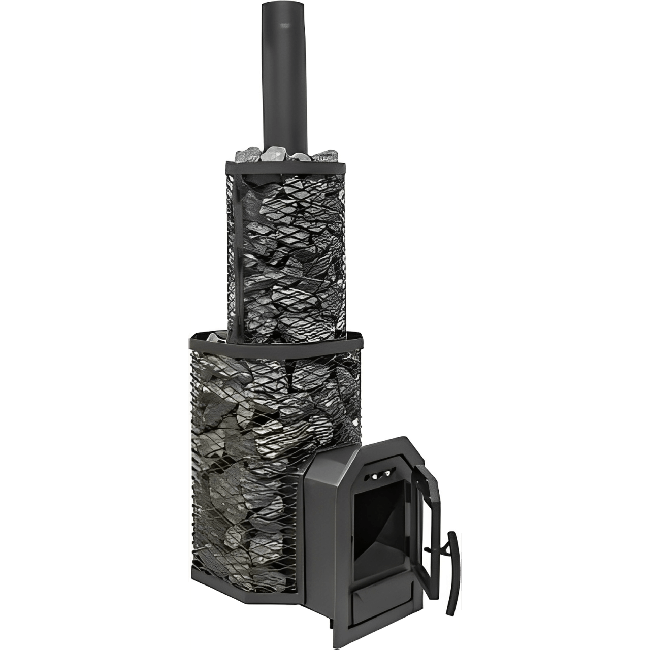 Cozy Heat O Thru-Wall Sauna Stove Wood Burning Sauna Stove, Up to 18kW - Image 10