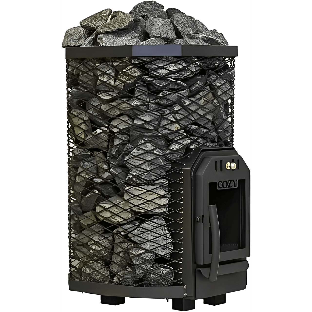 Cozy Heat O Thru-Wall Sauna Stove Wood Burning Sauna Stove, Up to 18kW - Image 8