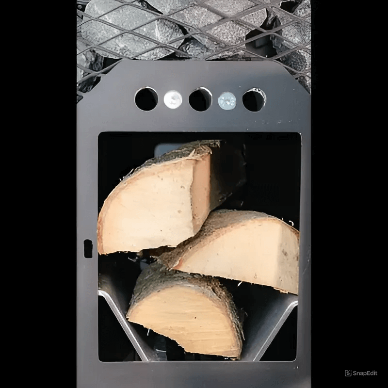 Cozy Heat O Thru-Wall Sauna Stove Wood Burning Sauna Stove, Up to 18kW - Image 5
