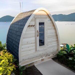 Dundalk Leisurecraft Minipod 2-6 Person Cabin Sauna