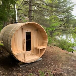 Dundalk Leisurecraft Serenity 2-4 Person Barrel Sauna