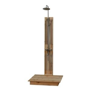 Rinse Cascade Floor Shower Polished With Floor