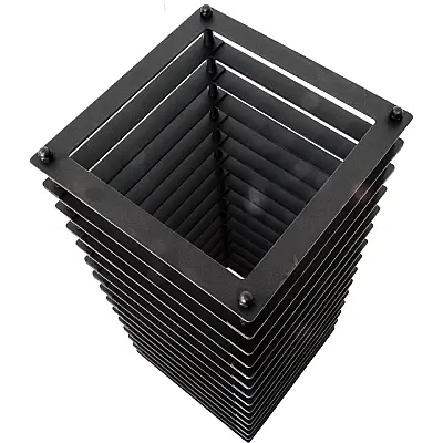 Cozy Heat Quattro H500 Chimney Cover, Black Stainless Steel, for Quattro Sauna Stoves - Image 2