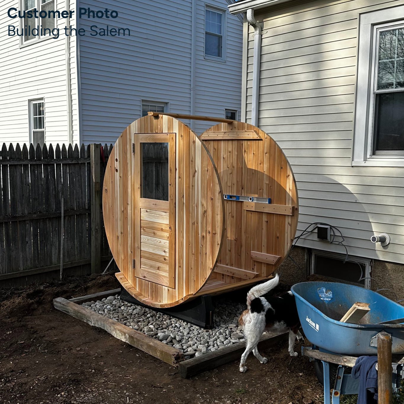 Almost Heaven Salem 2-Person Barrel Sauna, 6x4 ft. - Image 4