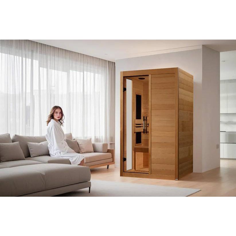 Dynamic Lucca Elite 2-Person Ultra-Low EMF Far Infrared Sauna - Image 5