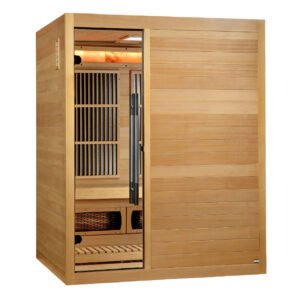 Golden Designs Soria 3-Person Indoor Hybrid Sauna