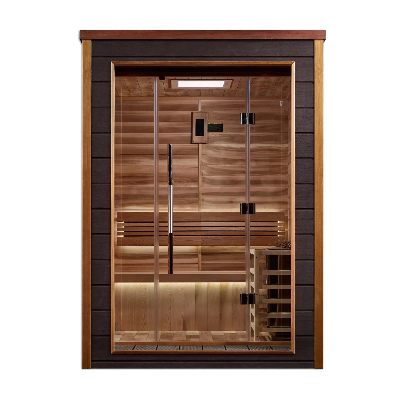 Golden Designs Narvik 2-Person Outdoor Traditional Sauna - Image 3