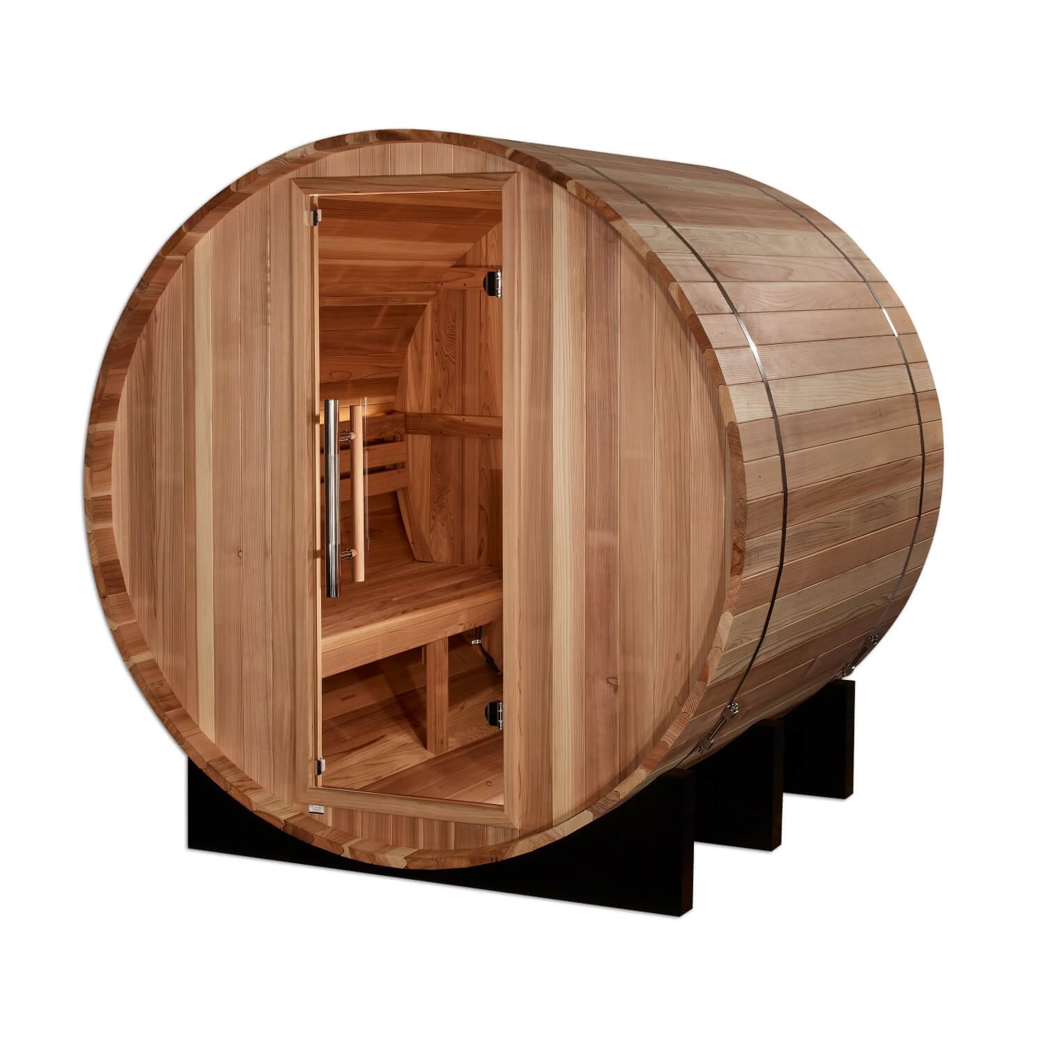 Golden Designs St. Moritz 2-Person Barrel Sauna