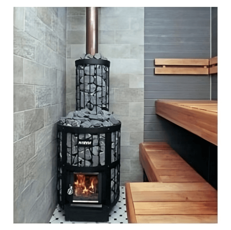 Harvia Legend 150 SL 16kW Wood Burning Sauna Stove w/ Fire Chamber Extension - Image 3