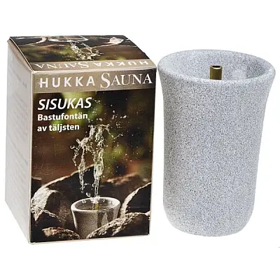 Hukka Sisukas Sauna Fountain and Essence Diffuser, Single Pillar, Small - Image 5
