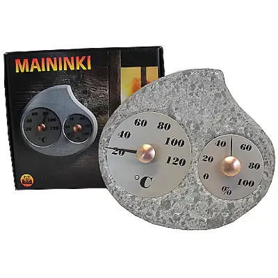 Hukka Maininki Sauna Thermometer and Hygrometer, Droplet - Image 6