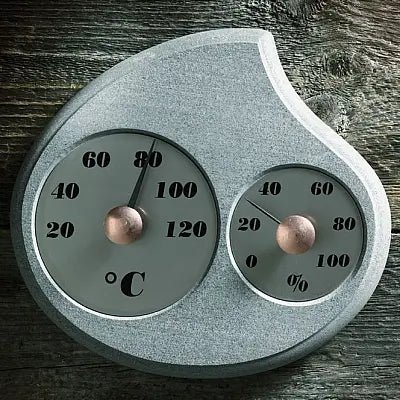 Hukka Maininki Sauna Thermometer and Hygrometer, Droplet - Image 3