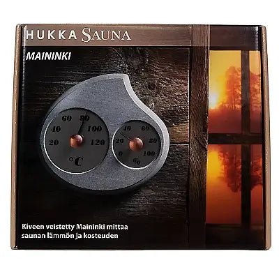 Hukka Maininki Sauna Thermometer and Hygrometer, Droplet - Image 7