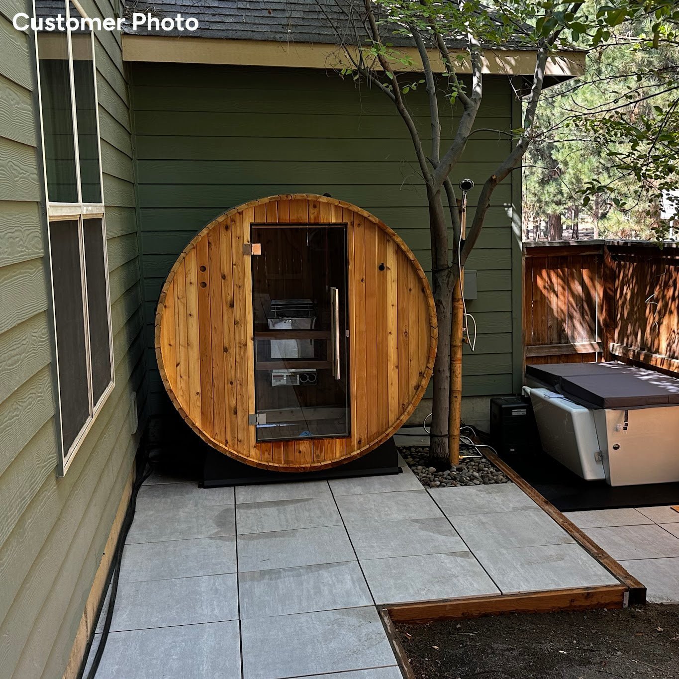 Almost Heaven Salem 2-Person Barrel Sauna, 6x4 ft. - Image 5