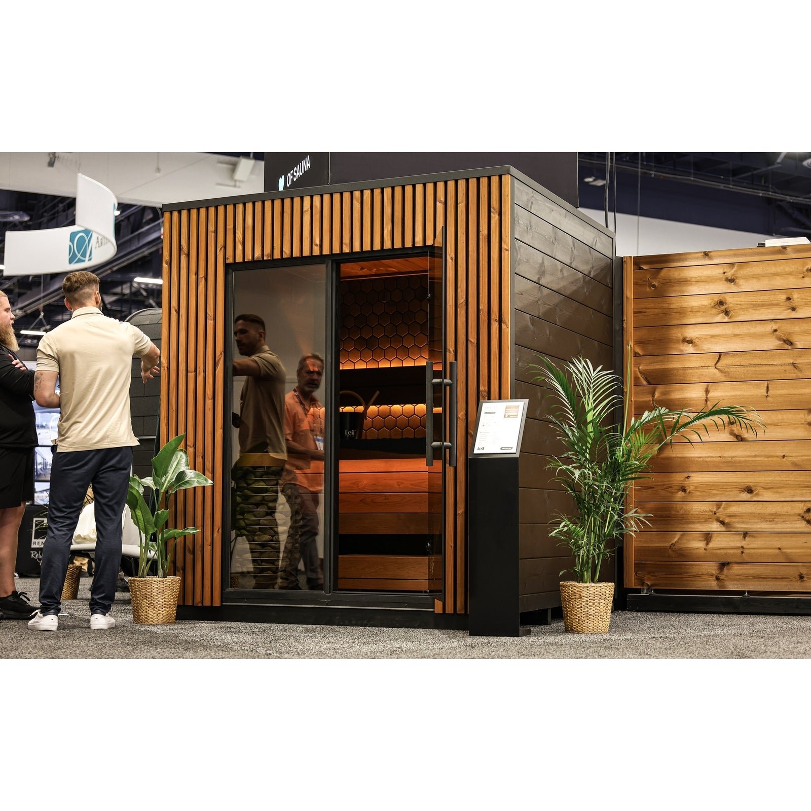 Leil Viva 210 3-Person Outdoor Sauna Kit - Image 12