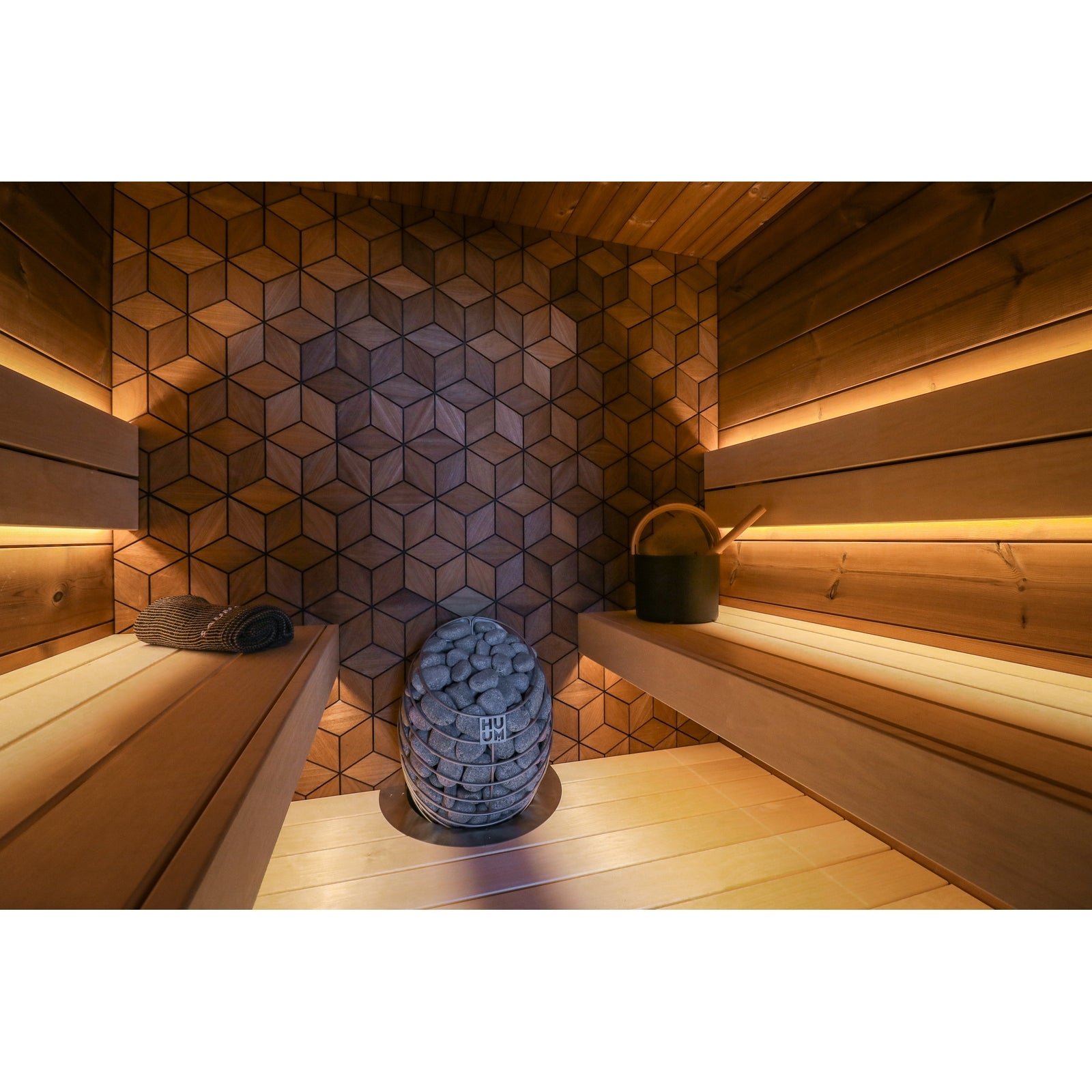 Leil Como 4-180 4-Person Indoor Sauna - Image 3