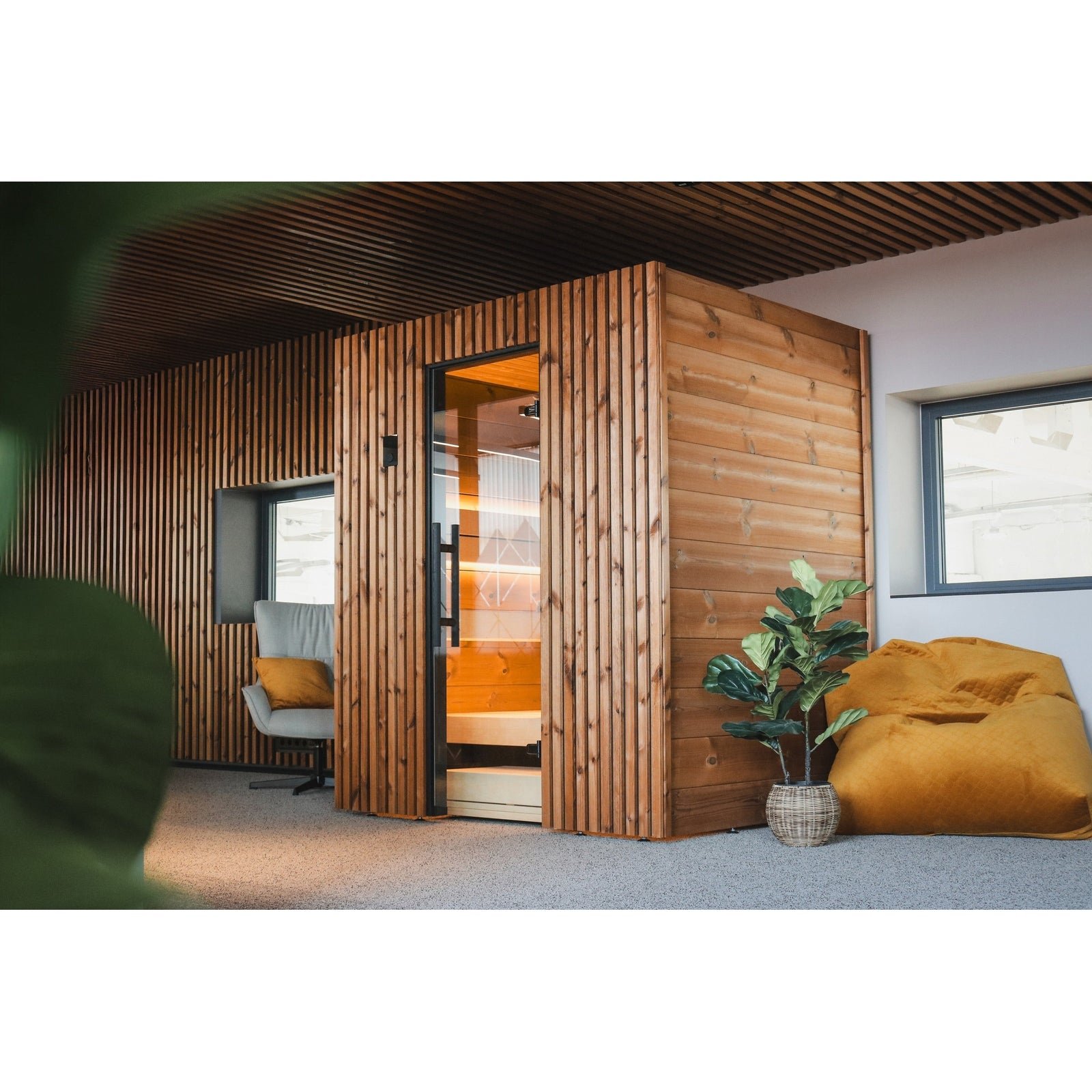 Leil Como 4-180 4-Person Indoor Sauna - Image 10