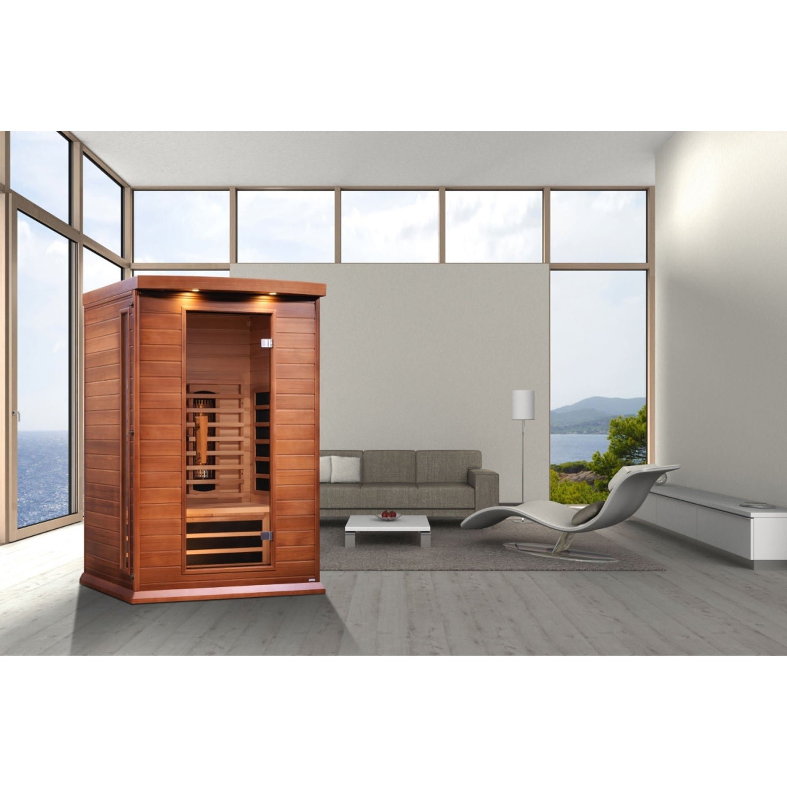 Maxxus 2-Person Full-Spectrum Near-Zero EMF FAR Infrared Sauna - Image 5