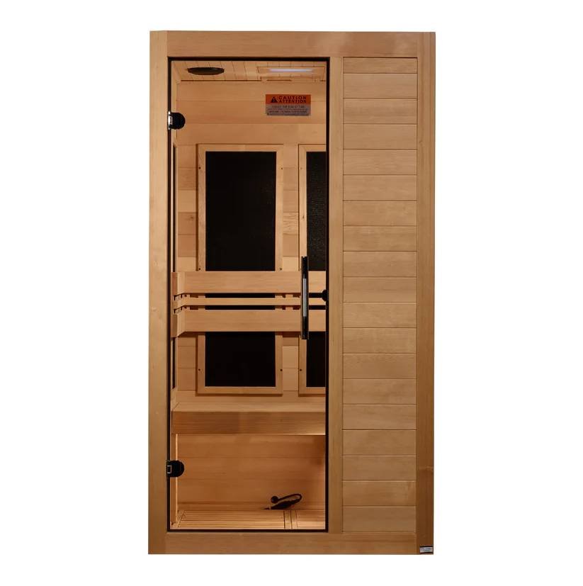 Maxxus S-Line Yoga 1-Person Low EMF FAR Infrared Sauna - Image 2