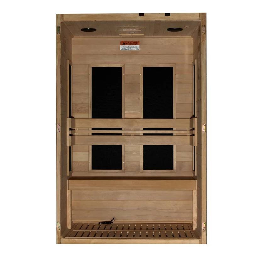 Dynamic Lucca Elite 2-Person Ultra-Low EMF Far Infrared Sauna - Image 4