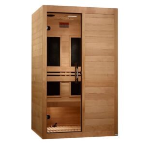 Maxxus S-Line Yoga 2-Person Low EMF FAR Infrared Sauna (Canadian Hemlock) - Natural