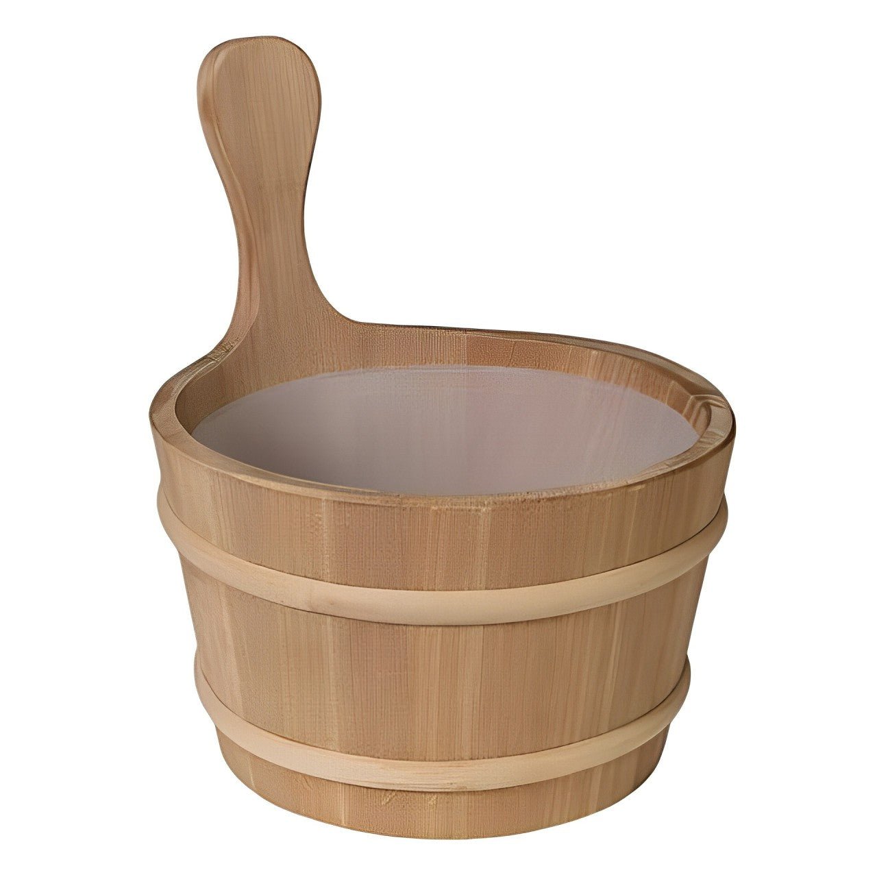 Prosaunas Alder Wood Sauna Bucket Lined, 4-Liter