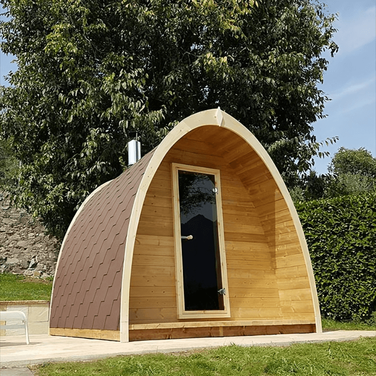 SaunaLife G3 6-Person Outdoor Pod Cabin Sauna - Image 4