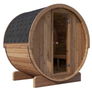 SaunaLife E6 3-Person Barrel Sauna, 59"x81"