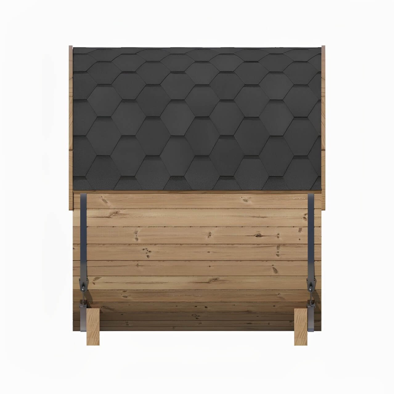 SaunaLife E6W 3-Person Barrel Sauna w/ Panoramic Window, 59"x81" - Image 5