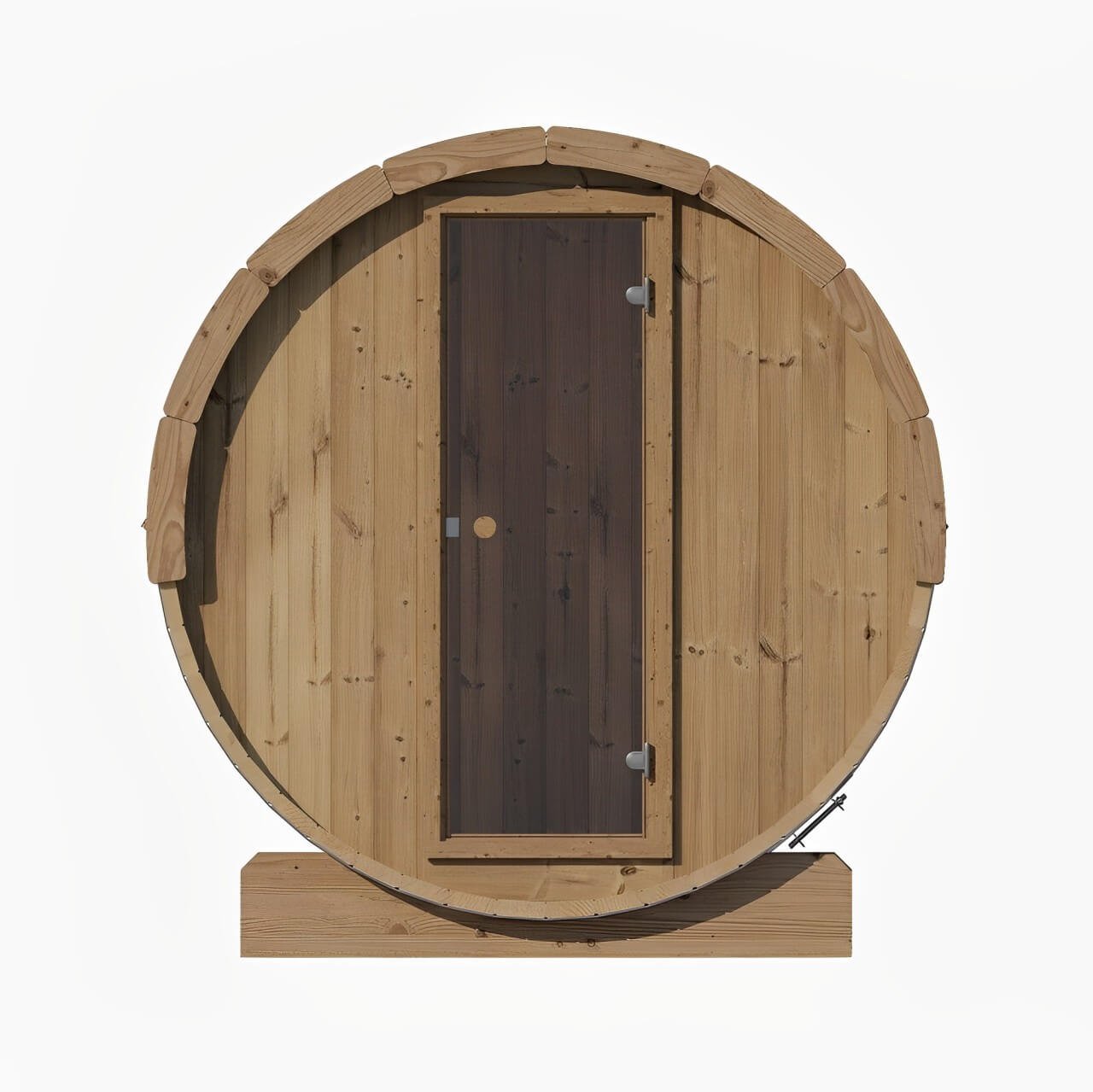 SaunaLife E7 4-Person Barrel Sauna, 71"x81" - Image 3