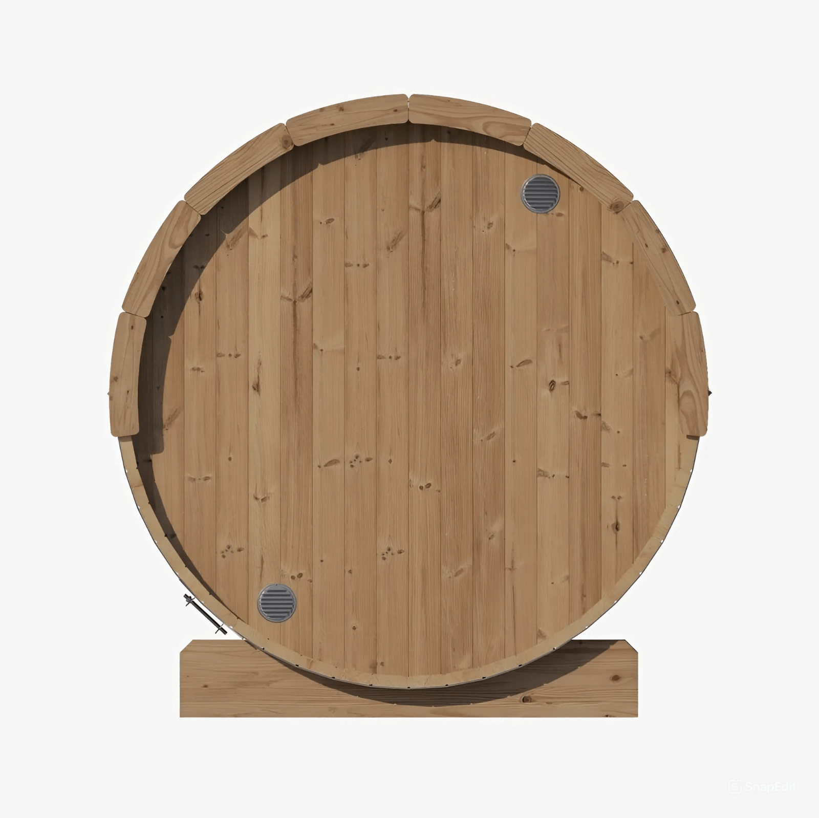 SaunaLife E7 4-Person Barrel Sauna, 71"x81" - Image 4