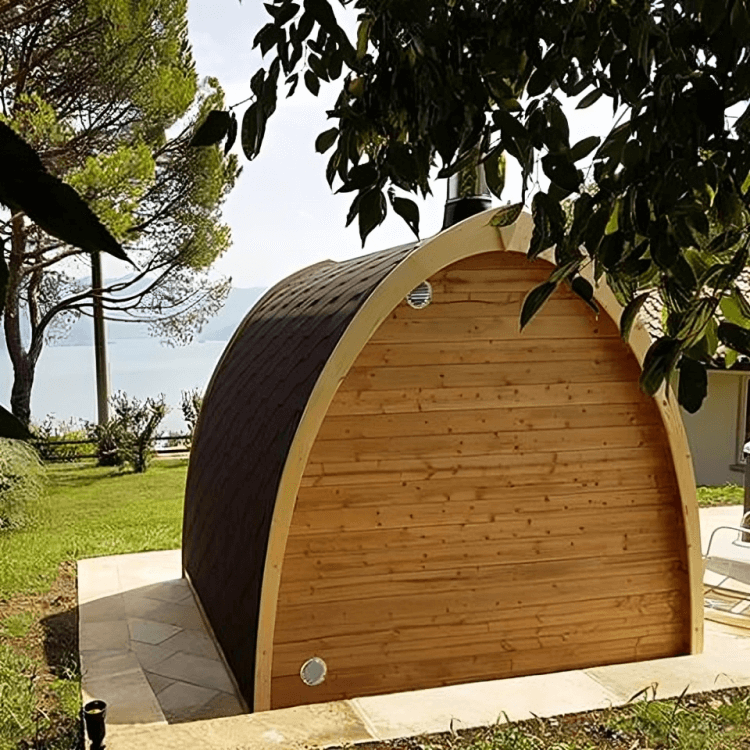 SaunaLife G3 6-Person Outdoor Pod Cabin Sauna - Image 6