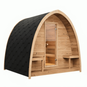 SaunaLife G3 6-Person Outdoor Pod Cabin Sauna