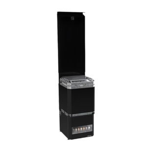 Saunum AIR L 13 Sauna Heater with Climate Equalizer - Black