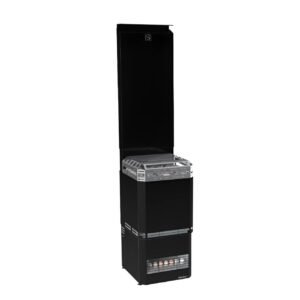 Saunum AIR L 15 Sauna Heater with Climate Equalizer - Black