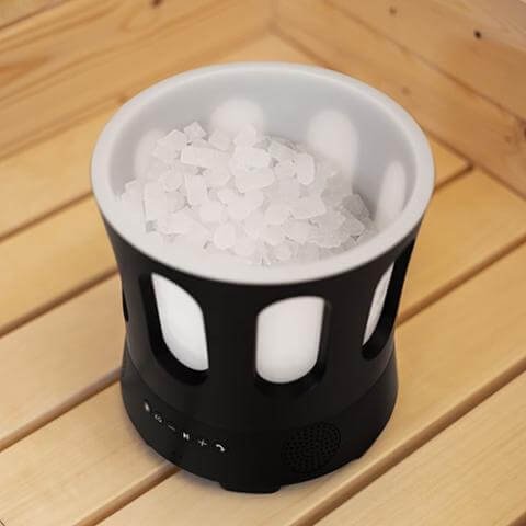 SaunaLife SaunaZone Bluetooth Speaker, Sauna Bucket, with Lights - Image 3